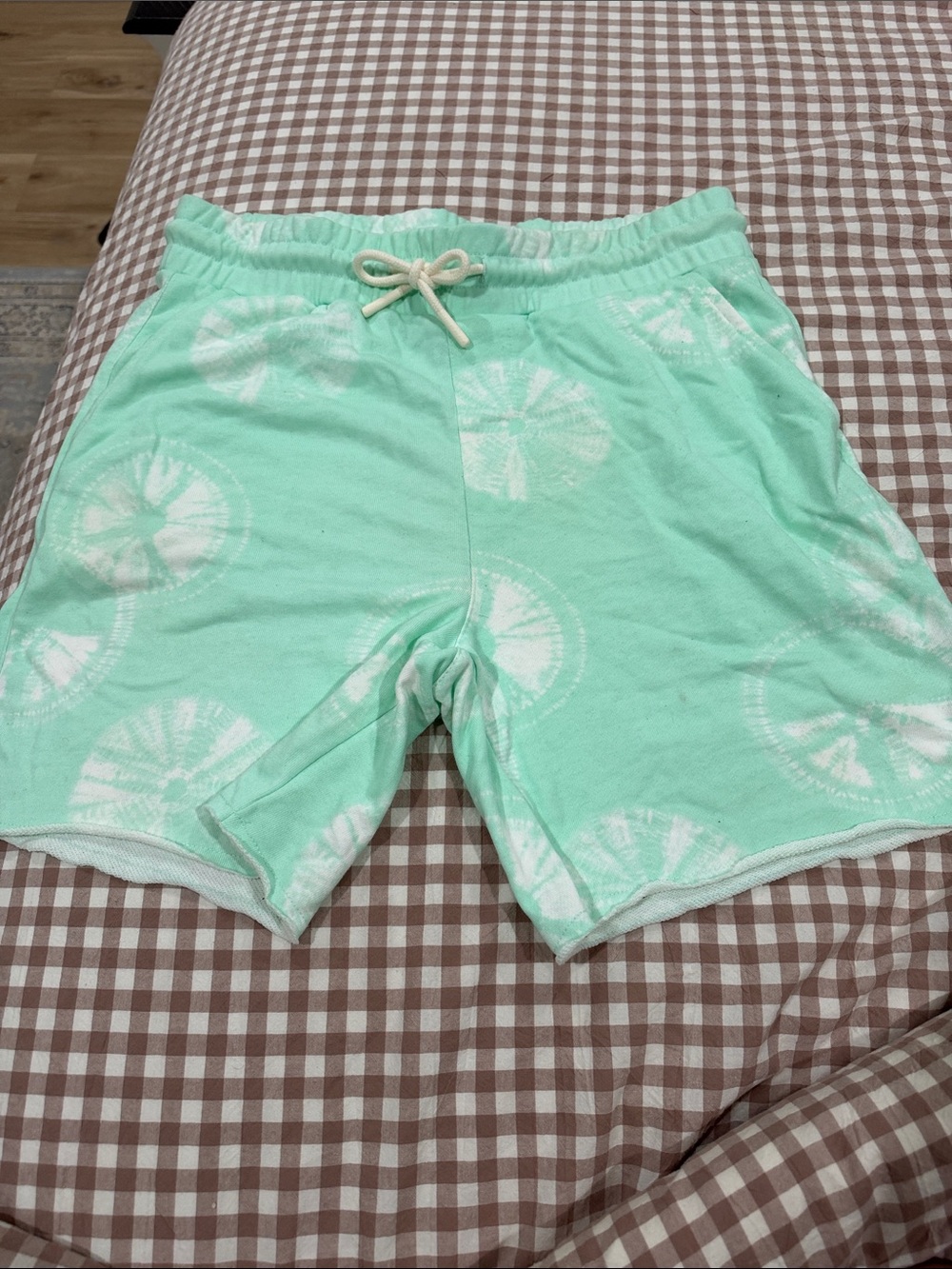 Original Use Mint Green and White Tie-Dye Swim Hybrids